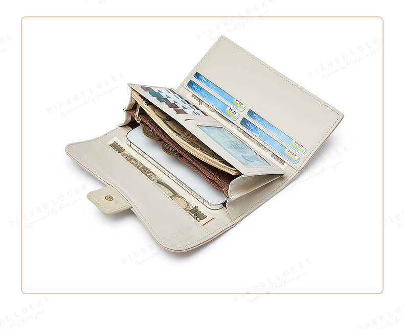 2024 New Wallet Long Women's Fashion Small Fragrant Wind Lingge Wallet Multi Functional Women's Handbag_voghion.com