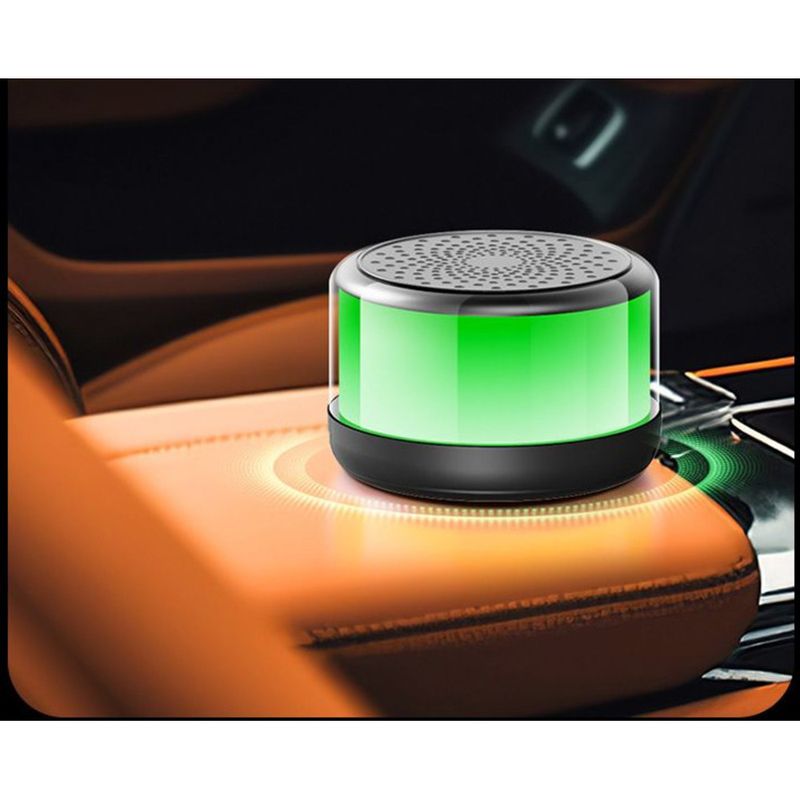 Πολύχρωμο γυάλινο ασύρματο ηχείο Bluetooth, τοποθέτηση μίνι φορητής κάρτας, εξωτερική φόρτιση, υπογούφερ, μικρή ένταση,_voghion.com