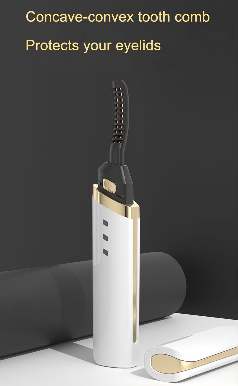 Rechargeable Electric Eyelash Curler - Styling Beauty Tool For Curling And Shaping Eyelashes_voghion.com