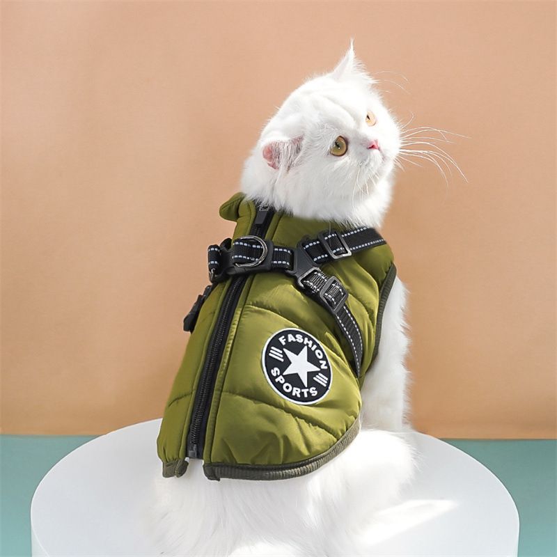 Giacca per cani di grossa taglia con imbracatura, vestiti caldi invernali per cani, per Labrador, impermeabile, cappotto per cani di grossa taglia, chihuahua, bulldog francese_voghion.com