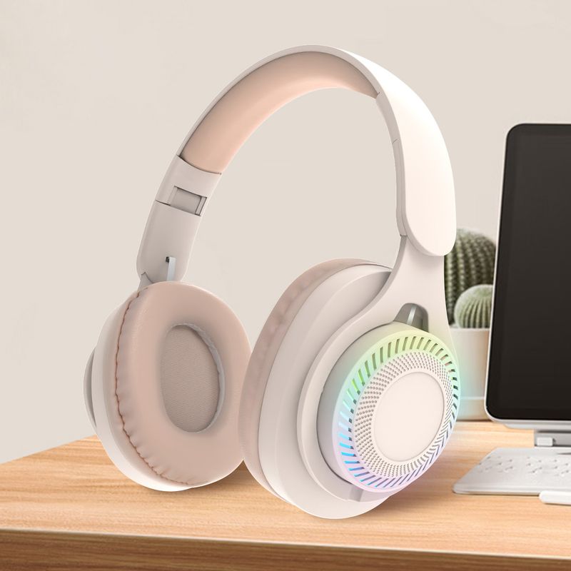 M6MAX New LED Illuminated Headworn Wireless TYPE-C Bluetooth Sports Game Headphones Gift_voghion.com