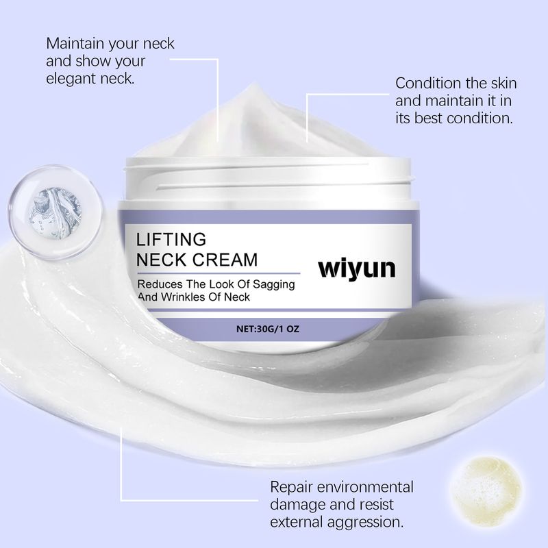 Crema WIYUN per massaggio al collo, delicata, nutriente, elastica, morbida, cura della pelle_voghion.com