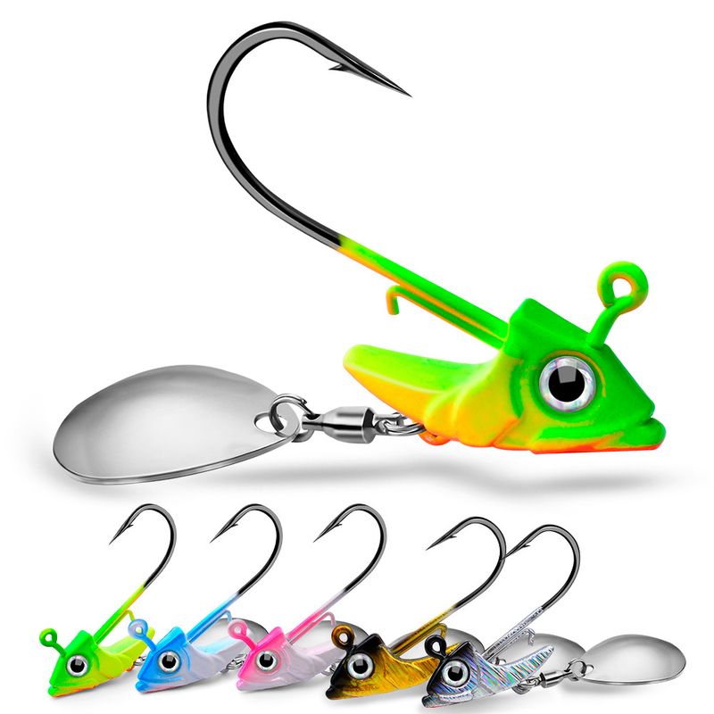 Lead Head Soft Fish Weighted Hook 7g 10g 15g Lure Accessories Fishing Gear_voghion.com