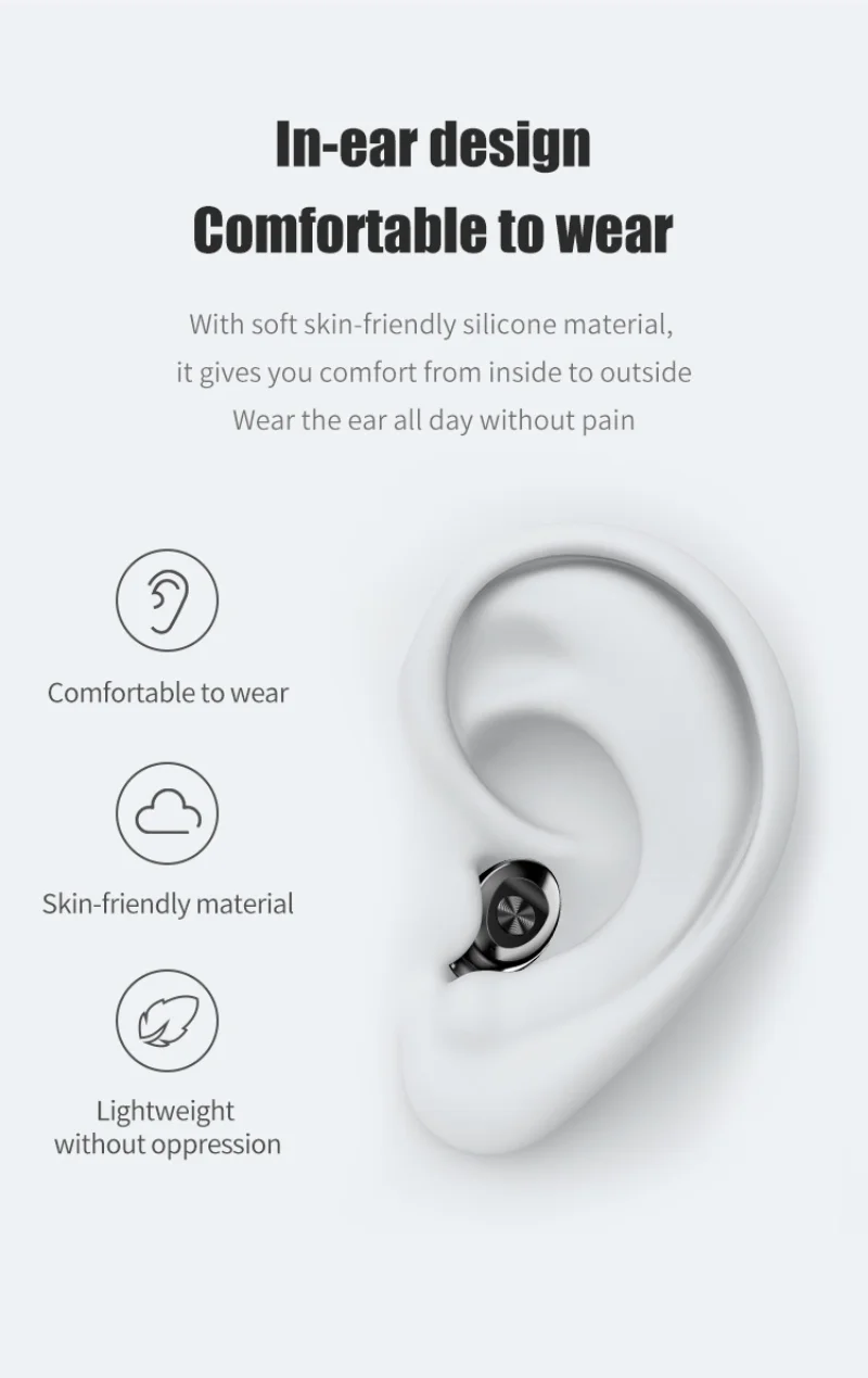 XG8 PRO TWS Digital 5.2 Bezprzewodowy zestaw słuchawkowy Bluetooth Sportowy zestaw słuchawkowy Touch Mini Bezprzewodowy zestaw słuchawkowy Bluetooth Słuchawki douszne z redukcją szumów_voghion.com