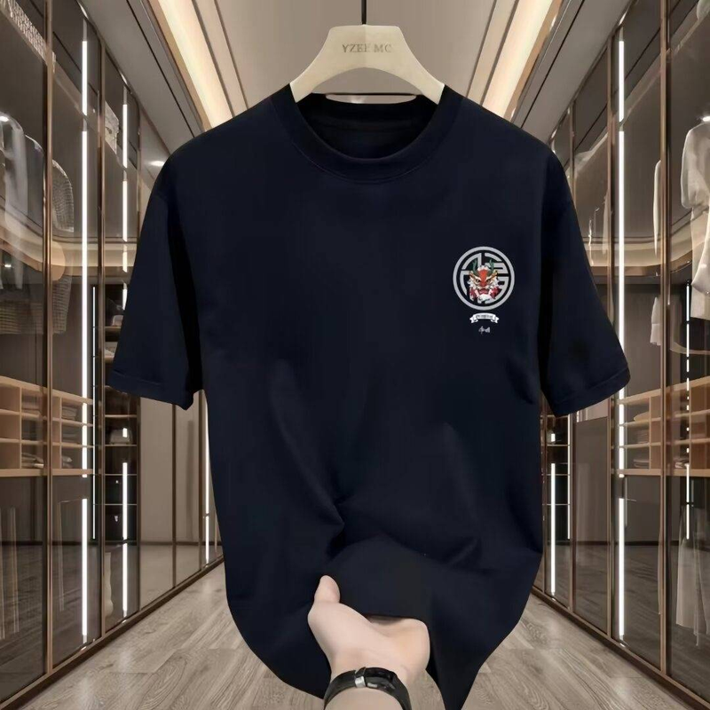 2024 Camiseta masculina de alta qualidade com gola redonda e manga curta_voghion.com