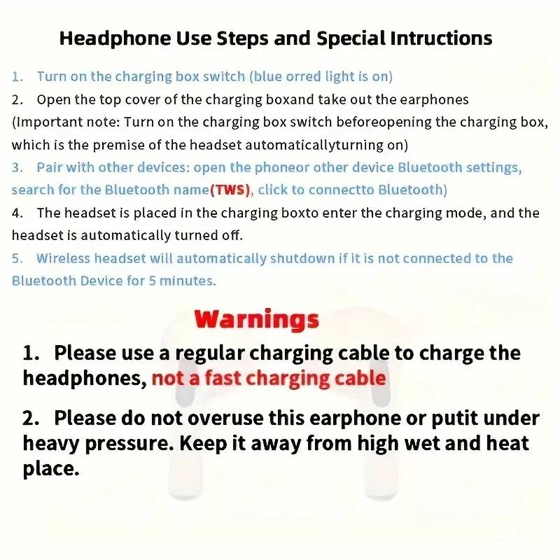 Pro 4 TWS Kabellose Kopfhörer, Kopfhörer-kompatibles wasserdichtes Headset mit Mikrofon für IOS und Android Pro4-Ohrhörer_voghion.com
