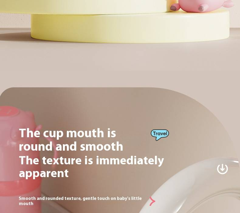 Portable Kids Travel Toothbrush Cup Set With Storage Case - Cute Pig Design, Tritan Material, Lightweight & Durable For Boys & Girls_voghion.com