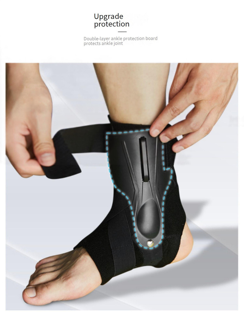 Professional Ankle Brace For Men & Women - Adjustable Support For Basketball, Running, Soccer - Universal Fit For Injury Prevention & Recovery_voghion.com
