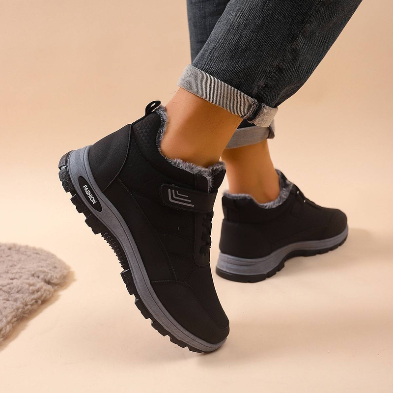 Orta Yaşlı ve Yaşlılar İçin Yeni Kışlık Erkek Botları Polar ve Kalınlaştırılmıştır_voghion.com