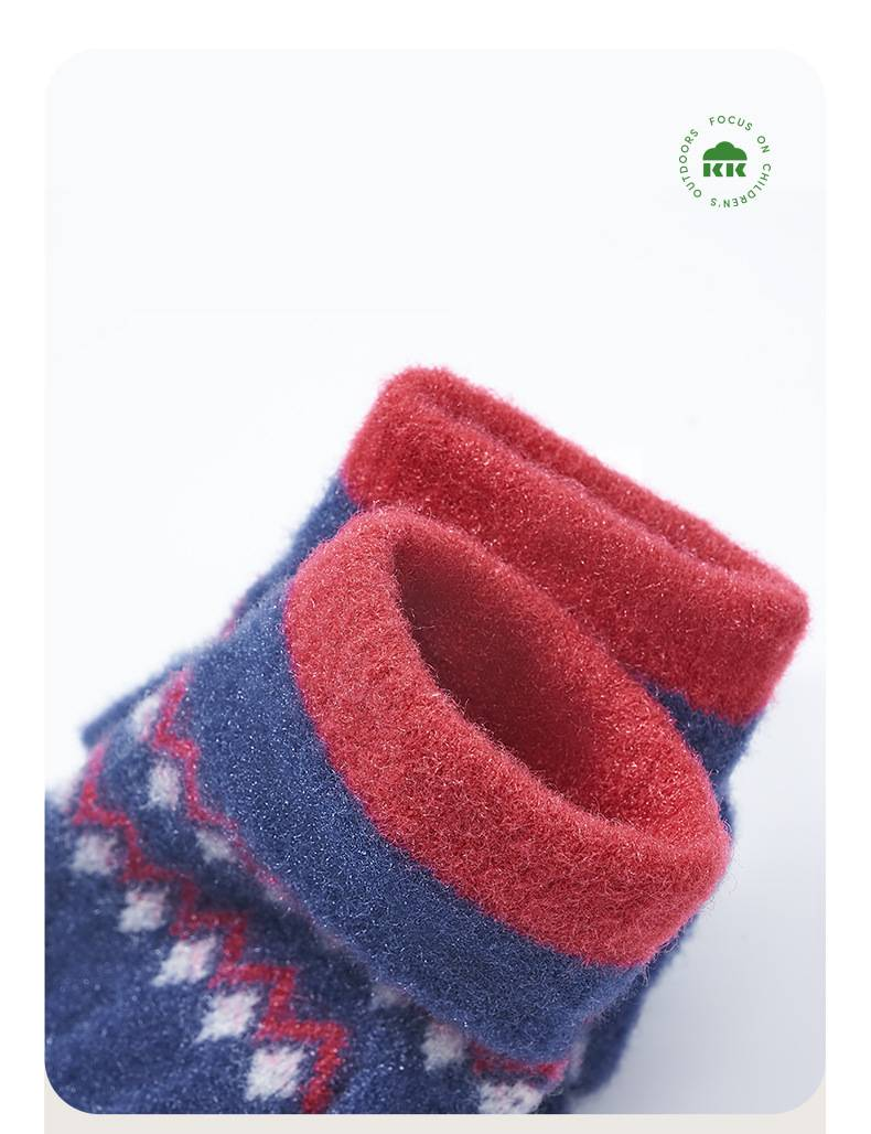 Guanti invernali per mamma e bambino, per bambini e bambine - Guanti in morbida maglia con dita e copertura ribaltabile, caldi e comodi per la scuola e i giochi all'aperto (taglia unica)_voghion.com