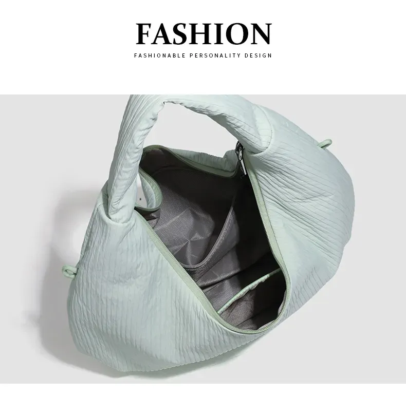 Elegante borsa baguette retrò da donna realizzata in resistente tessuto di pelle trattato con olio_voghion.com