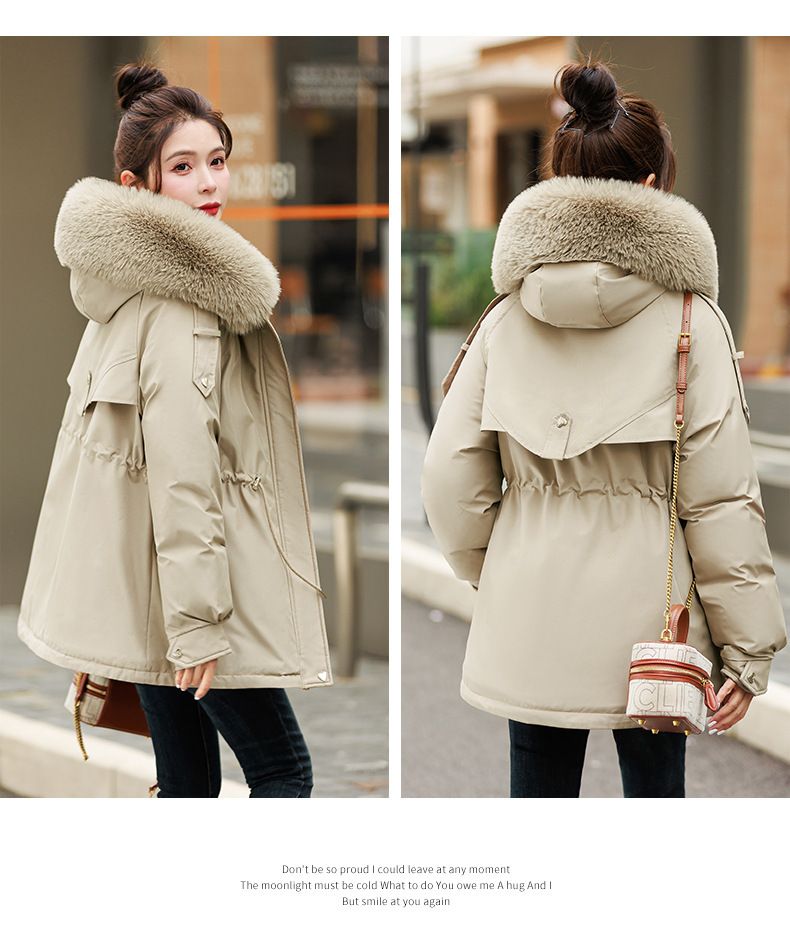 Gesteppte Parkajacke für Damen – Übergroßer Puffermantel mit Kapuze (Schwarz/Creme/Beige/Braun/Mint, M-XXL)_voghion.com