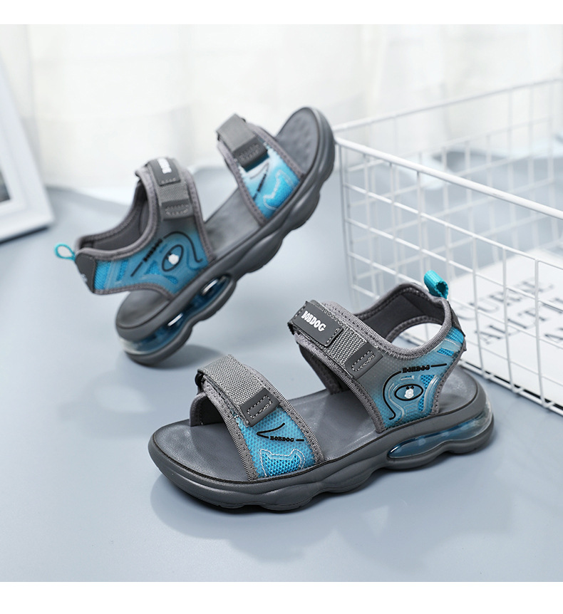 Mother&Kids Boys' shoes Summer light cushioned beach shoes for kids with soft soles open-toed sandals for kids_voghion.com