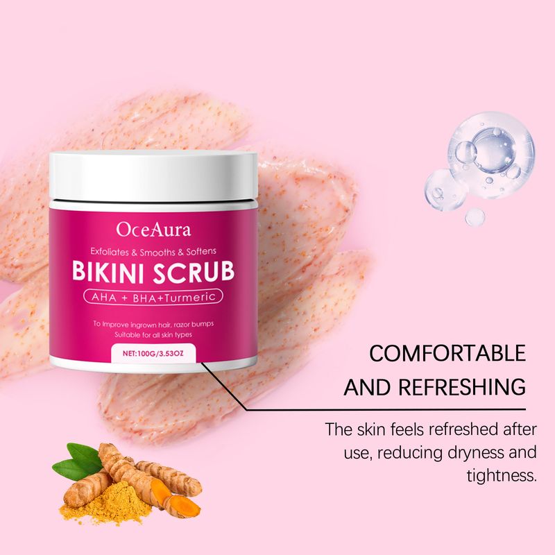 Gentle Cleansing Nourishing Softening Refreshing Moisturizing Body Scrub_voghion.com