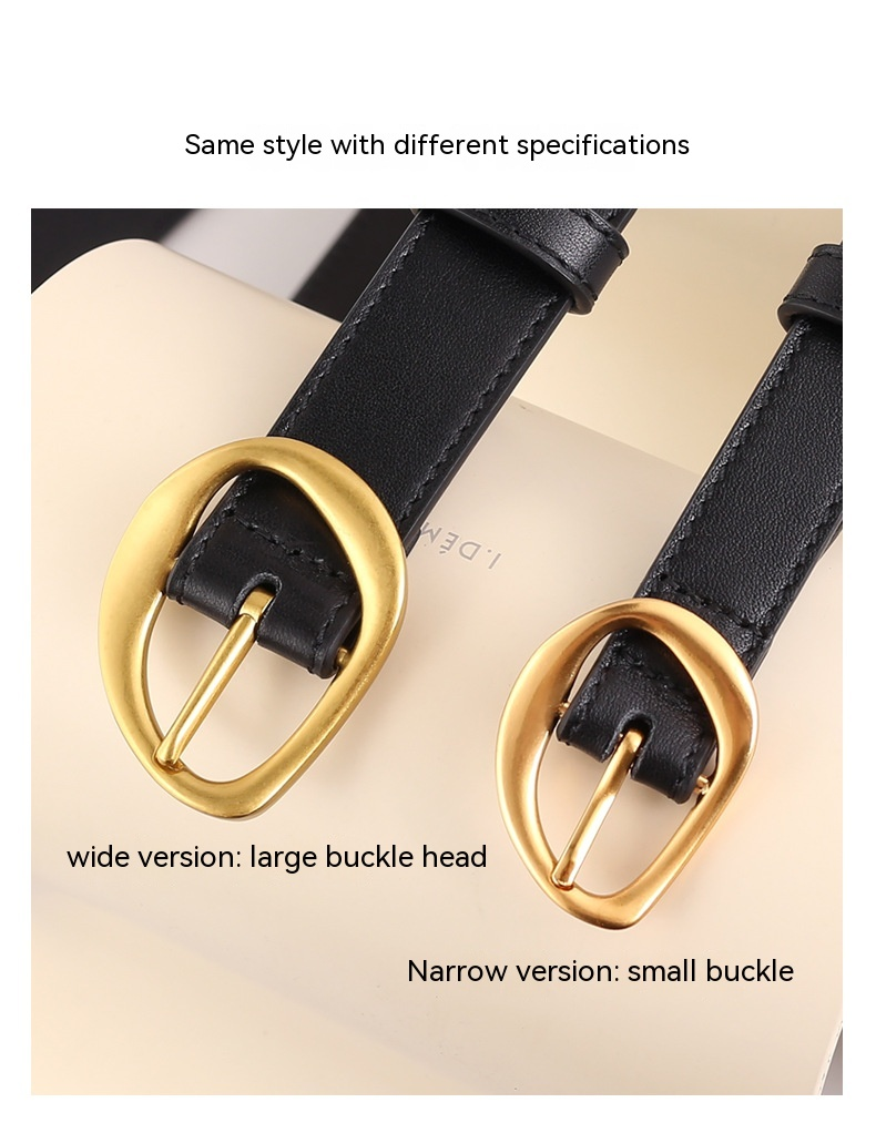 2023 neue Heiße Verkauf Top Schicht Rindsleder Kleine Fashion Echtes Leder Gürtel frauen Vielseitige Gürtel Dekoration Hosen Gürtel_voghion.com
