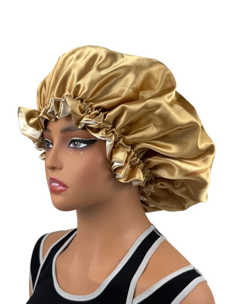 Cross-Border elastische hot-selling dubbelzijdige satijnen bad Europese en Amerikaanse nieuwe gladde kleur-matchende Slee_voghion.com