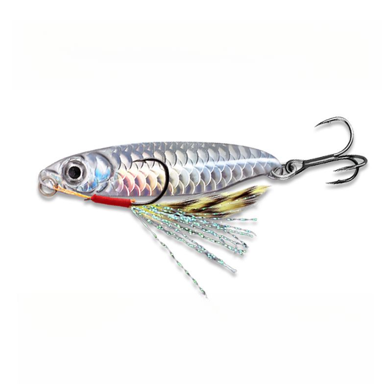 Yan Fish Scale Pattern Long Casting Floating Blue Small Iron Plate Sequin Sea Fishing Swordfish Lure Bait_voghion.com