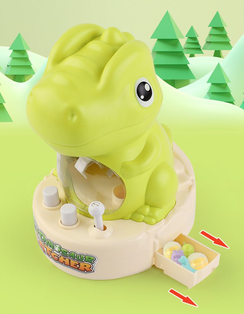 Mașină de dinozaur Tyrannosaurus rex pentru copii, jucărie interactivă distractivă, care răsucește ouăle_voghion.com