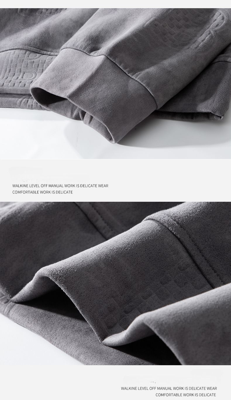 Men's Heavyweight Suede Fleece Hoodie – Camo Print & Relaxed Fit (M-XXXXL)_voghion.com