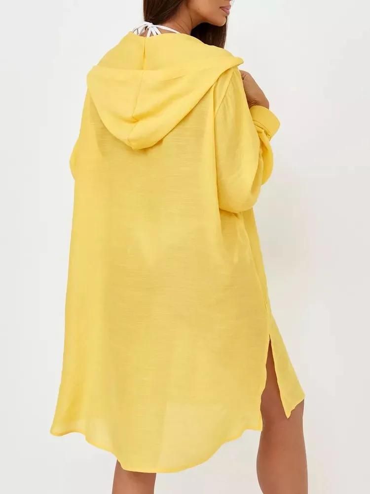 Strandüberzug für Damen – Leichter Sonnenschutz-Kimono-Überzug für Badeanzüge, Urlaub, Poolparty_voghion.com
