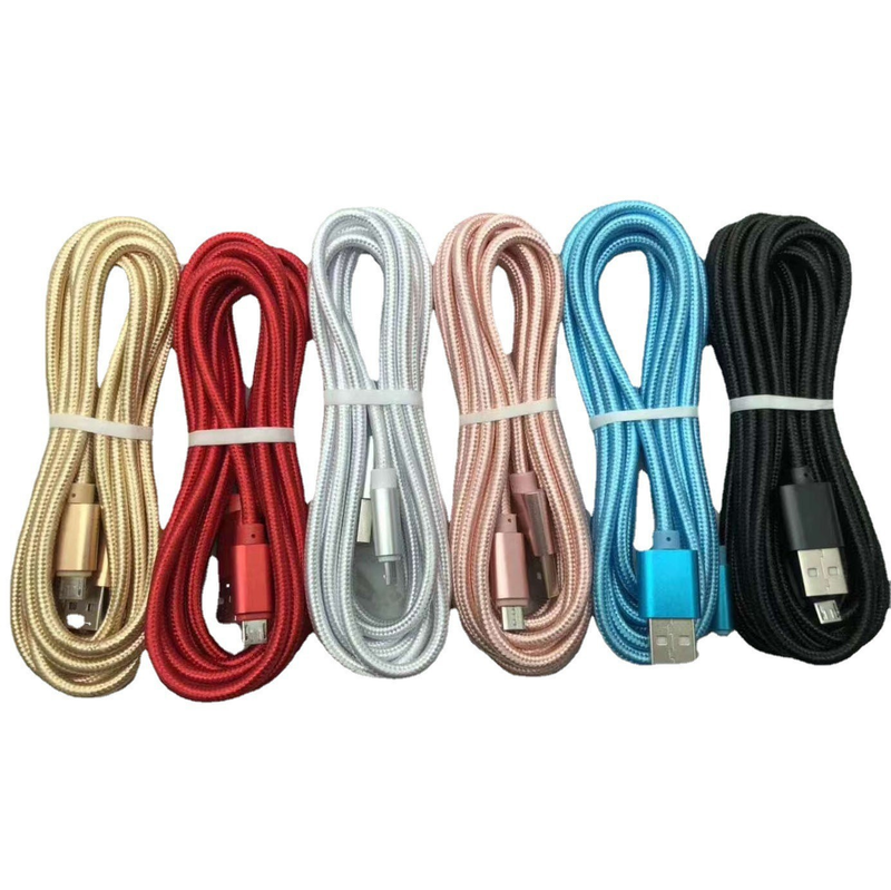 Suitable For , Android, Huawei Extended Phone Data Cable, 1-meter USB Nylon Braided Charging Cable_voghion.com