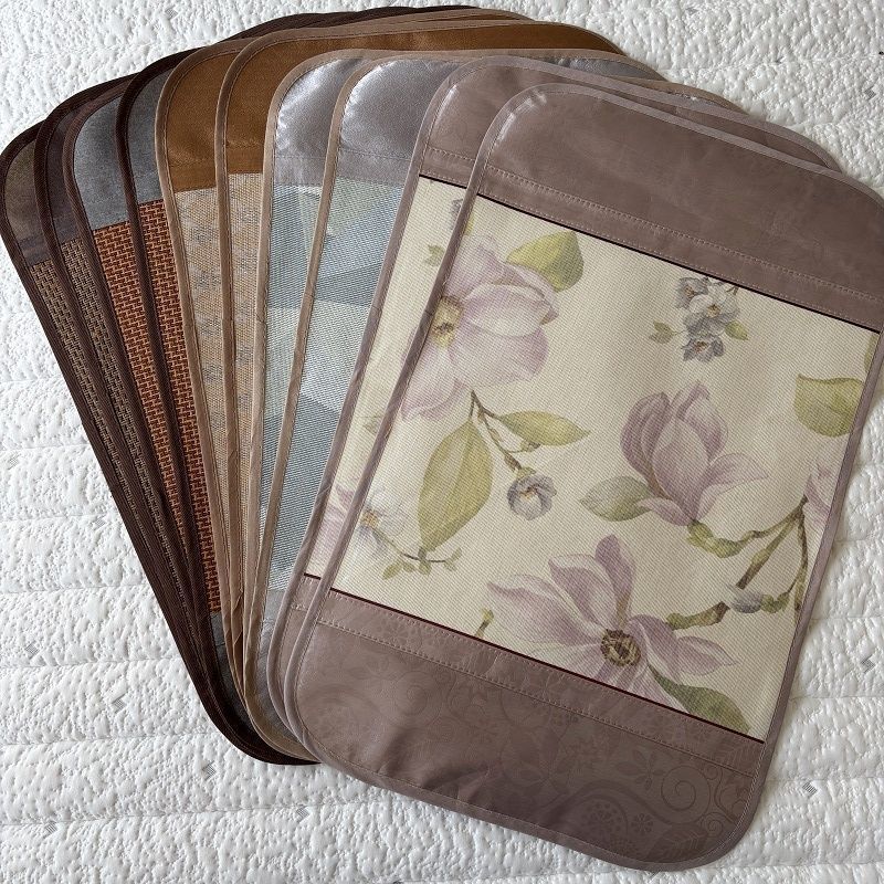 Einzel Seide Kühl Matte Sommer Kissen Set Paar Erwachsene Umschlag Stil Eis Rattan Kissenbezug_voghion.com