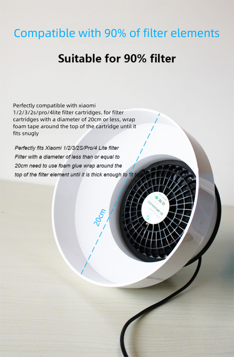 62W Powerful Air Purifier Homemade Formaldehyde Pet Hair Removal Smog Secondhand Dust PM2.5_voghion.com