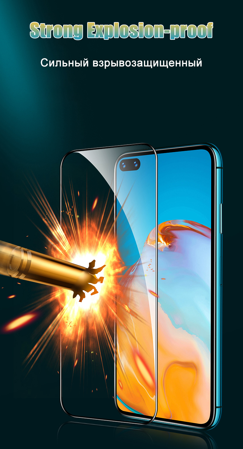 Copertura completa In Vetro Temperato Per Huawei Nova 8 7 6 Se 5 4 P20 Pro P30 P40 Mate 30 20 Lite Protezione Dello Schermo Per P Smart 2021_voghion.com