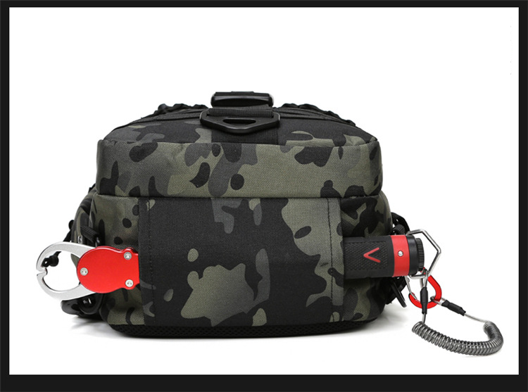 Tackle Bag Outdoor Single And Double Shoulder Dual-purpose Large-capacity Fishing Bag Tactical Camouflage_voghion.com