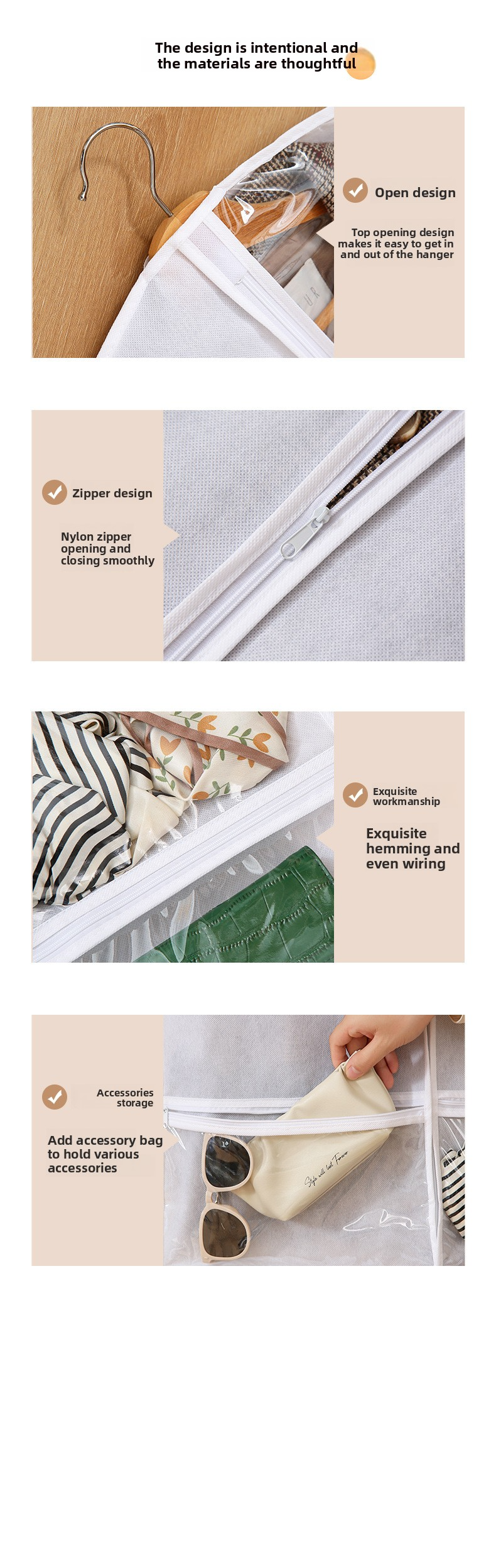 RYYD Premium Suit Bag - Dustproof Wedding Storage|OEKO-TEX|Hanger Included_voghion.com