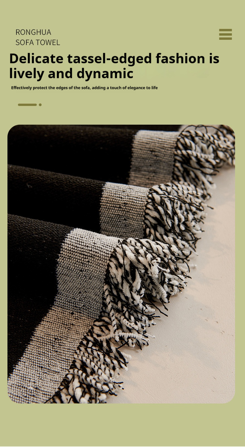 Chenille-Sofabezug mit Streifendesign – Dehnbarer Schonbezug für Anbausofas (180×130cm bis 180×460cm, nordischer Stil, haustierfreundlicher Stoff)_voghion.com