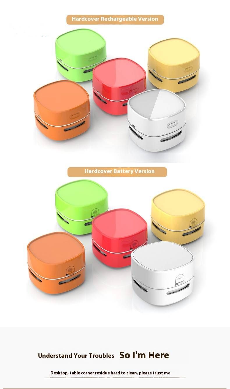 Mini aspirapolvere da scrivania wireless - Aspirapolvere ricaricabile tramite USB per trucioli di matita e briciole di tastiera | Ultra silenzioso (46 dB)_voghion.com