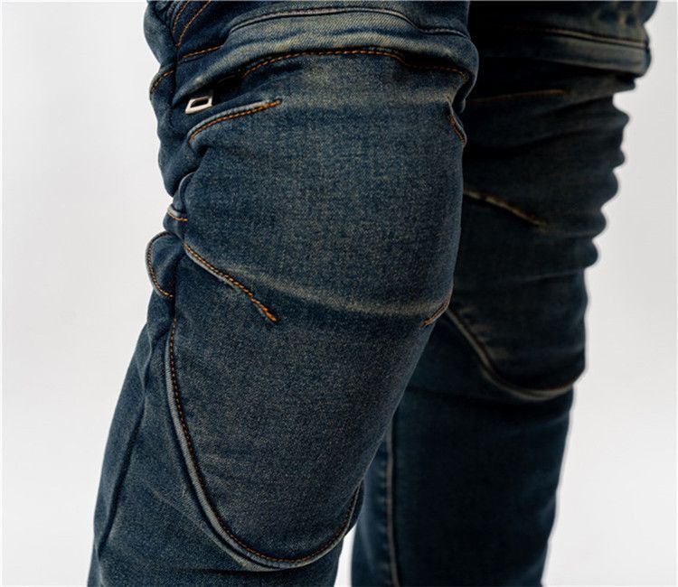 Pantalones de motociclismo para hombre y mujer: vaqueros de invierno con forro térmico, reforzados con Kevlar y antirayaduras, ideales para carreras y viajes de larga distancia._voghion.com