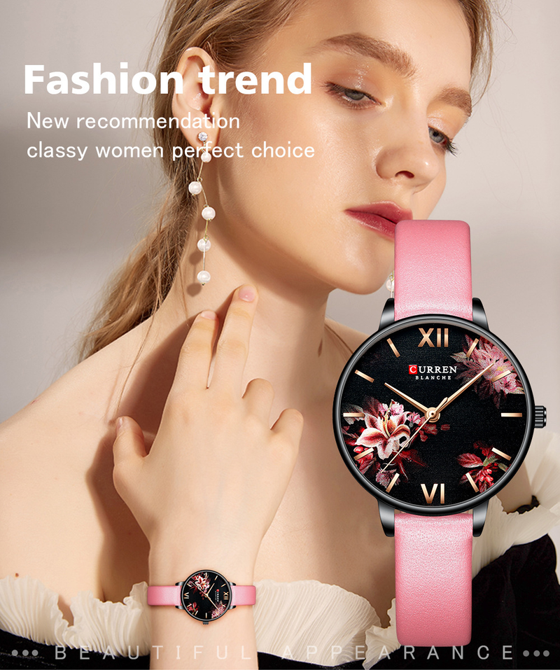 Curren/Carryon 9059 Gürtel wasserdicht Quarz Mode Casual Damenuhr_voghion.com