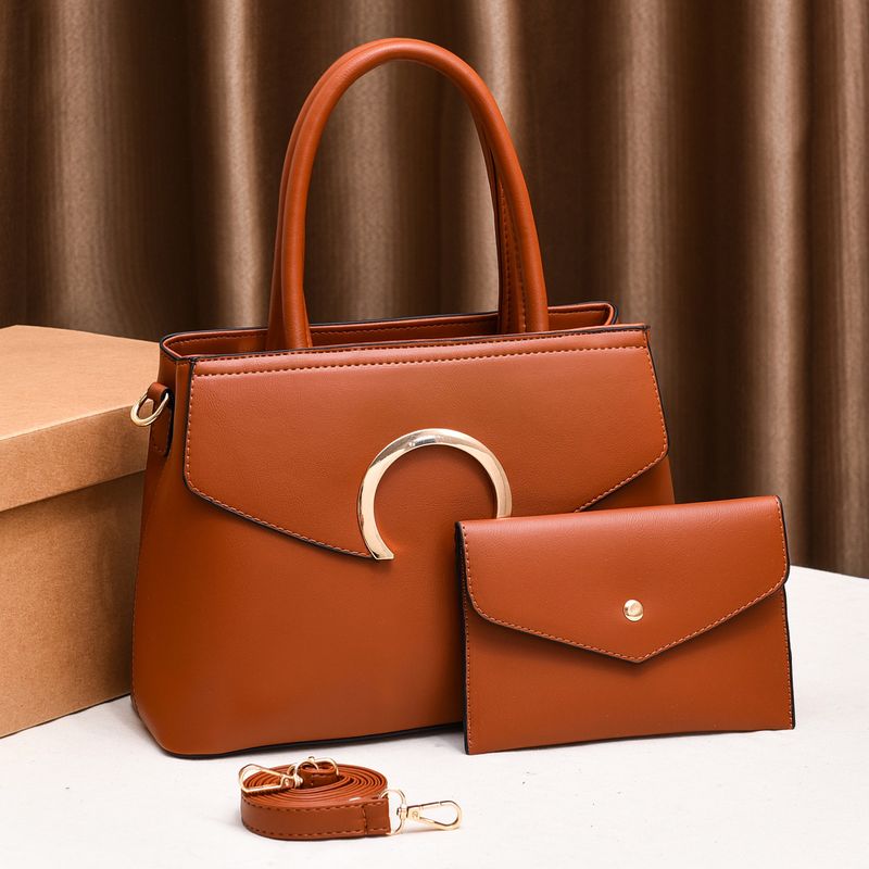 Women's Bags Mother And Child Bag Taizhou Women's Bag Large Capacity Shoulder Messenger Bag Texture Versatile Plain Bags_voghion.com
