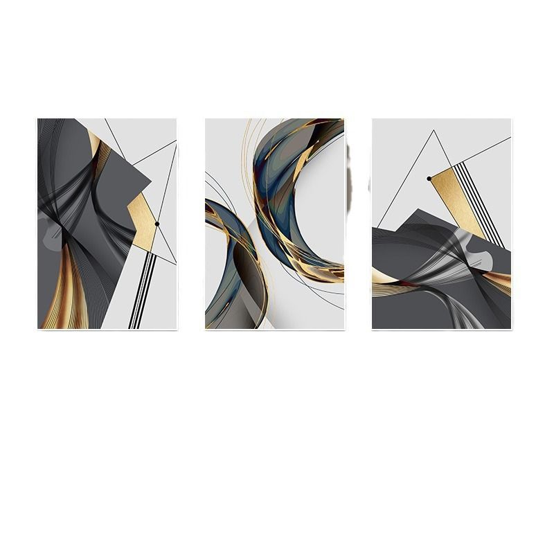 Dekorativ für Wohnzimmer, Eingangsbereich, Flur, nordische minimalistische Linie, Heim-Triptychon, Atmosphäre, Korridor, keine Installation_voghion.com
