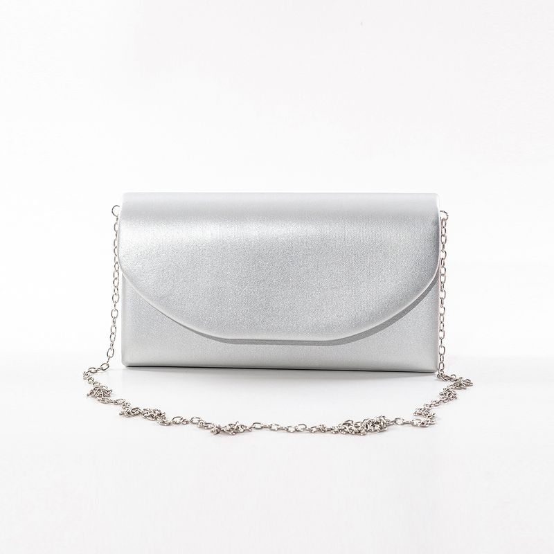 Borse da donna in pelle PU tinta unita borsa da banchetto all'ingrosso di nicchia semplice temperamento borsa a tracolla a catena di alta qualità borsa da banchetto alla moda tutto abbinato_voghion.com