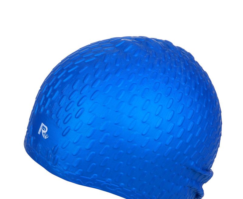 Large Particle Ear Protection Silicone Swimming Cap Adult Long Hair Solid Color Waterproof Comfortable Stretchable Water Drop Swimming Cap_voghion.com