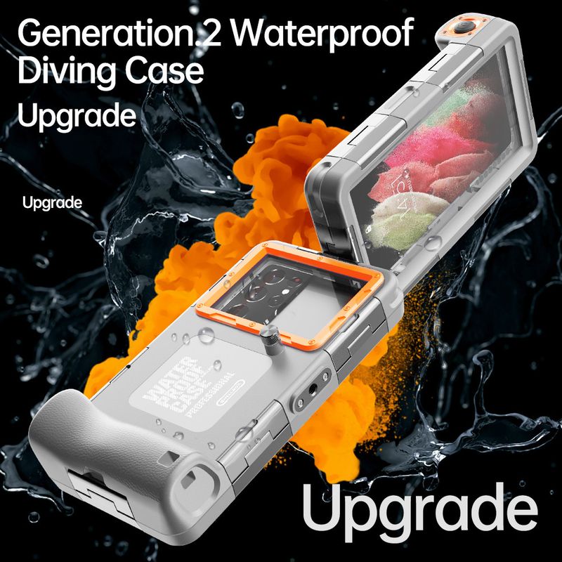 Diving Compatible With Waterproof Phone Case New Protective Cover For Swimming Outdoor Underwater Video Shooting_voghion.com