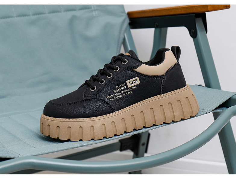 Die neueste Internet-Berühmtheit von 2024 New Student Korean Edition Instagram Trendy Vielseitige Dicke Sohle Board Frühling und Herbst Casual_voghion.com