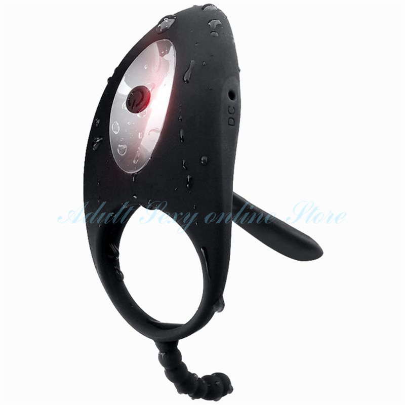 Vibratore a 7 velocità con strapon, vibratore anale e stimolatore del clitoride, giocattoli sessuali per uomini adulti._voghion.com