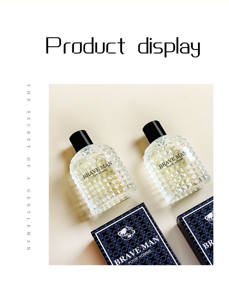 Brave Man Parfém 100ml Scents Collection Pour Homme Braveman Parfémovaný olej pro muže Dlouhotrvající tělový sprej Barevná třpytivá vůně_voghion.com