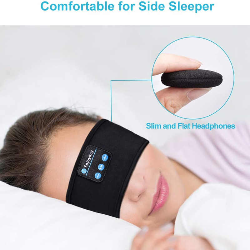 Eye Mask Sport Sleep Aid Elastic Music Wireless Bluetooth Headset_voghion.com