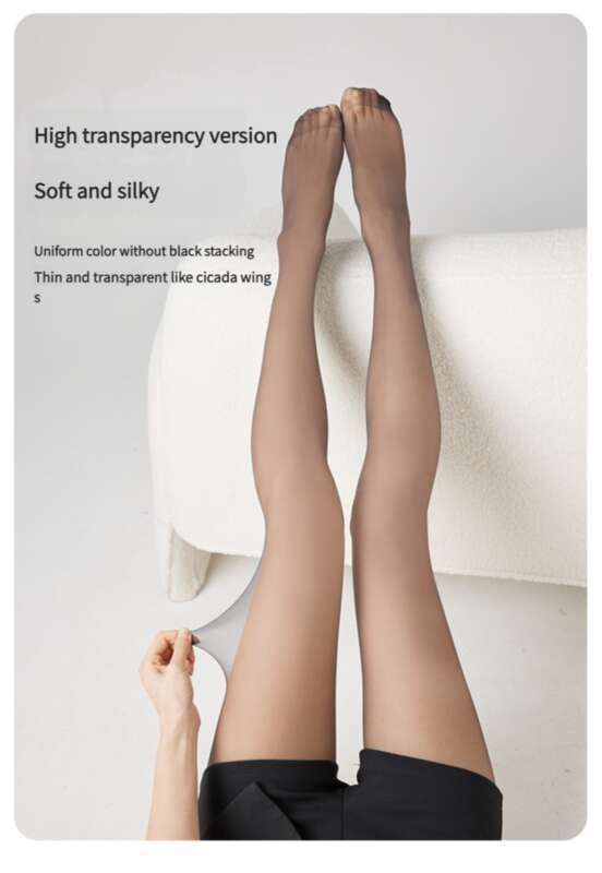 Calze nere da donna primaverili ed estive, anti-unghia in seta, collant ultrasottili color carne, Bare Feeling 0d,_voghion.com