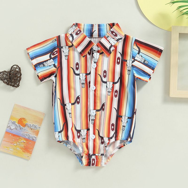 Macacão infantil para menino, bolsa de abotoamento simples, jaqueta de peido, macacão de manga curta para engatinhar, moletom com capuz_voghion.com