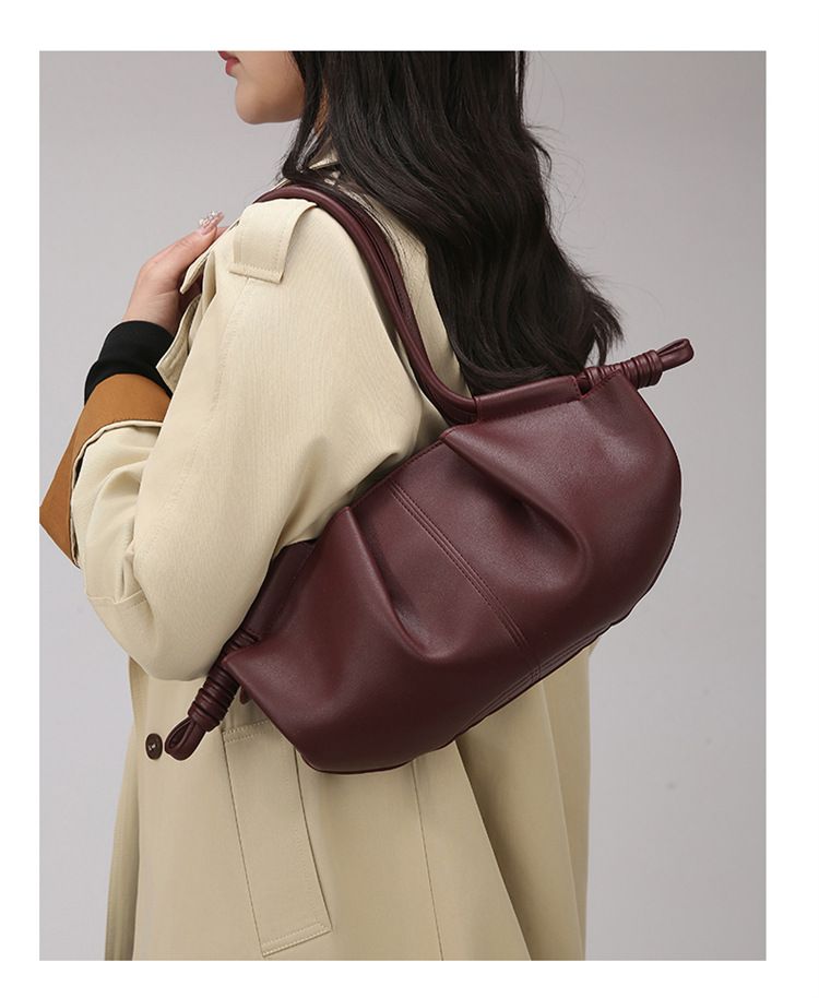 LEMON KOKO Crossbody Bag For Women, Soft PU Cloud Shoulder Bag With Zipper Closure, Roomy Retro Pillow Handbag, Stylish & Lightweight Everyday Purse_voghion.com