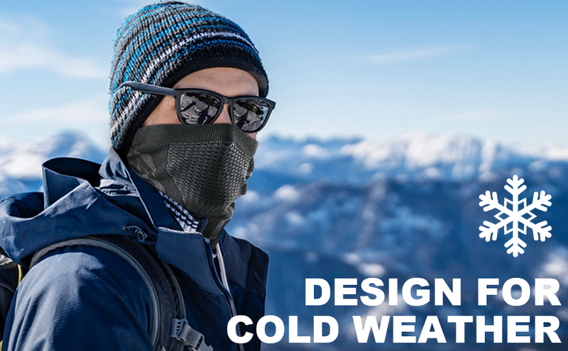 Cache-cou d'hiver, cache-cou, coupe-vent, cagoule, bandana pour ski, snowboard_voghion.com