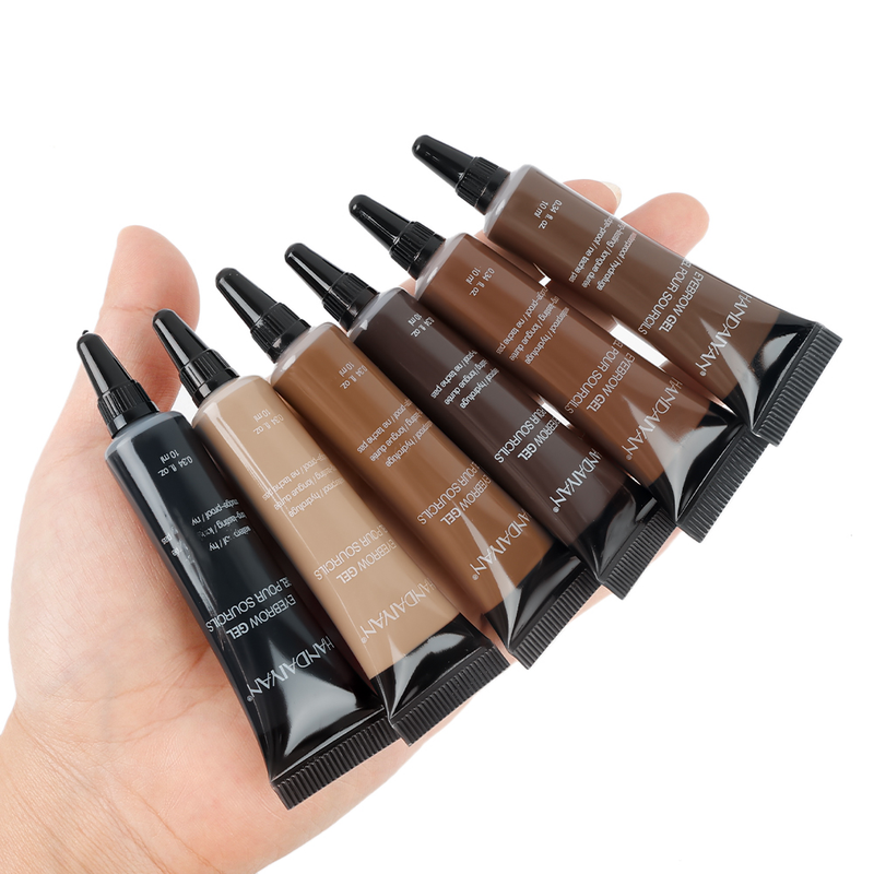 6 Colors Liquid Dyeing Eyebrow Cream Waterproof Natural Brow Tattoo Tint Makeup Eye Brow Cream Gel Eyebro                  bro_voghion.com