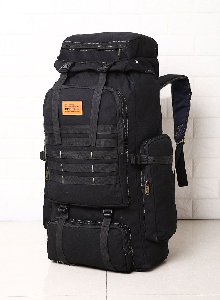 Canvas Herren Sport zu Fuß Vintage Militär Rucksack_voghion.com