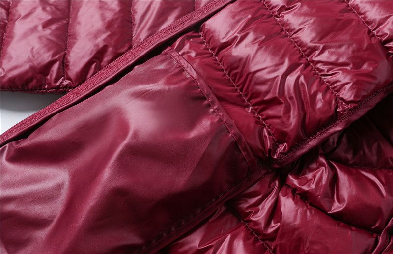 Women's Lightweight Long Puffer Jacket With Detachable Hood Slim Fit Down Coat For Plus Size Warm Winter Outerwear_voghion.com